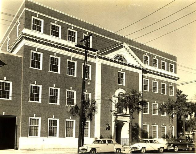 The original MUSC School of Pharmacy building.