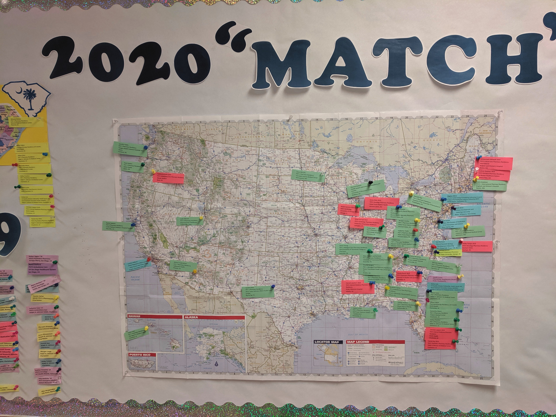 2020 Match Day map