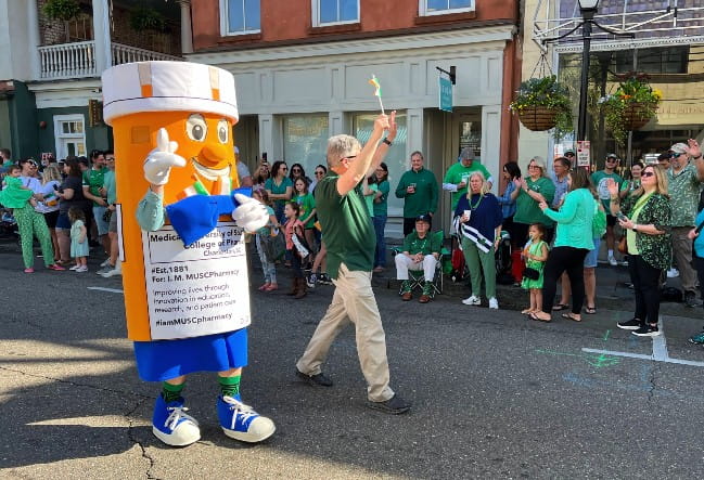 Phil the Pill a hit at St. Patrick's Day Parade | College of Pharmacy ...